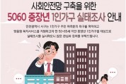 인천 서구, 고독사 예방위해 50·60 중장년 1인 가구 실태조사