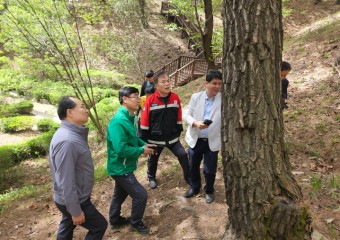 산림청, 국립하늘숲추모원·사립설매재자연휴양림 현장간담회 개최